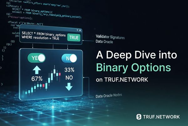A Deep Dive into Binary Options on TRUF.NETWORK