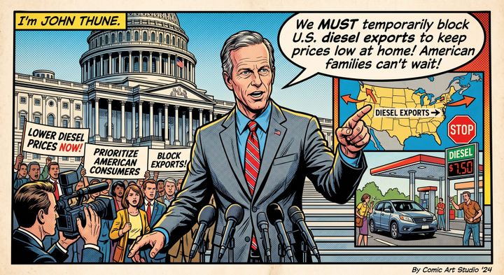 Thune's Diesel Idea Is Backward. Here's the Fix That Actually Works.