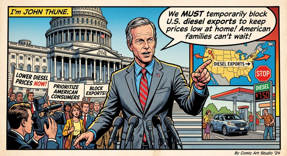 Thune's Diesel Idea Is Backward. Here's the Fix That Actually Works.