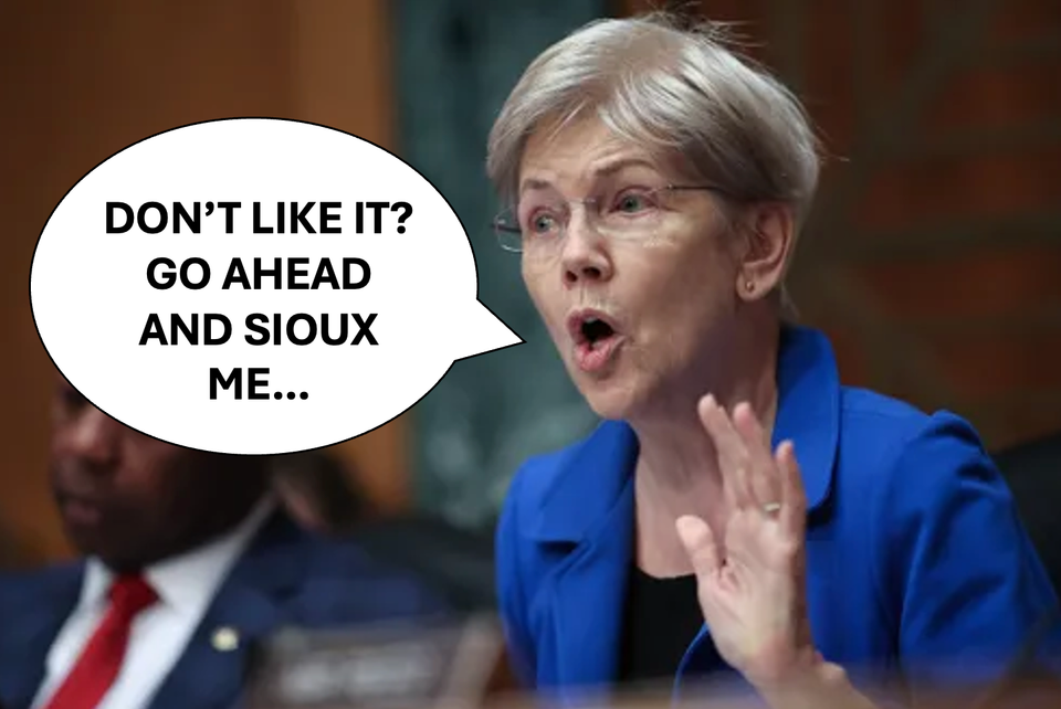 Fake Native American Elizabeth Warren can't even be bothered to celebrate Indigenous Peoples' Day