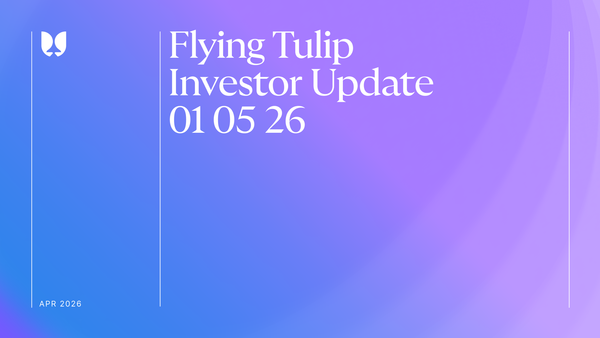 Flying Tulip April Update