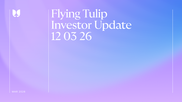 Flying Tulip Investor Update 12.03.2026