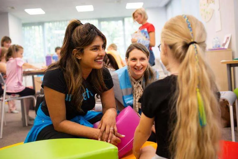 Priyanka Chopra Jonas Visits Refugee Children in Poland