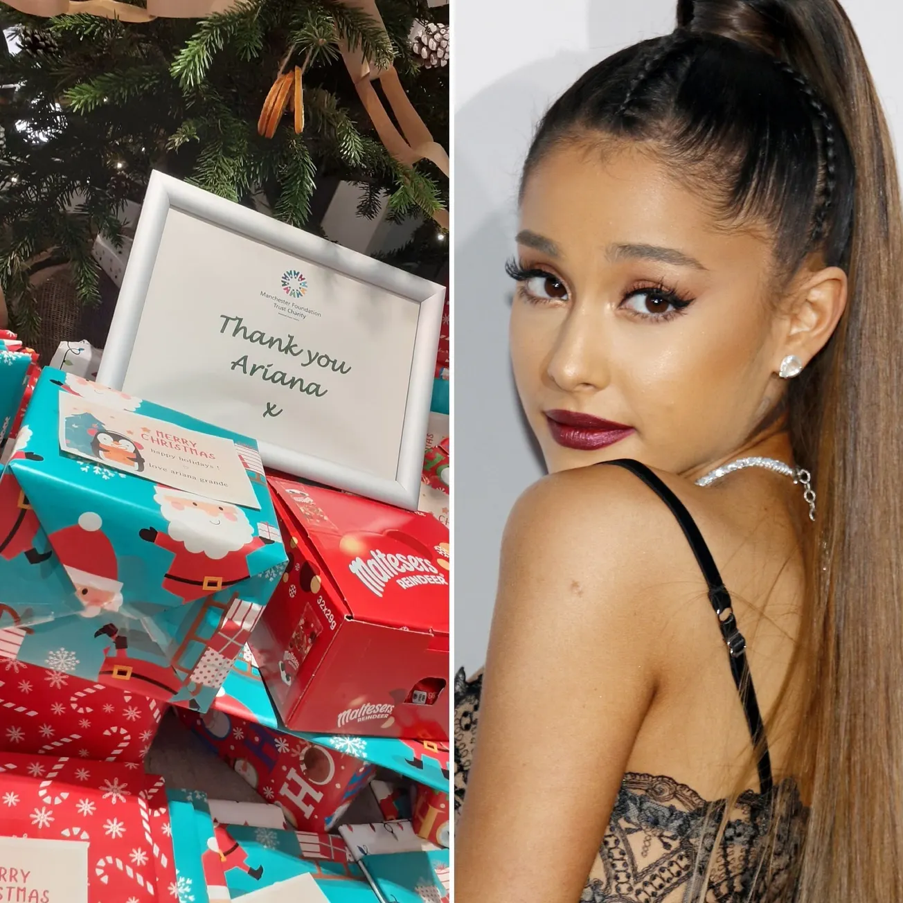 Manchester Hospitals Thank Ariana Grande For Sending Christmas Gifts to Sick Kids