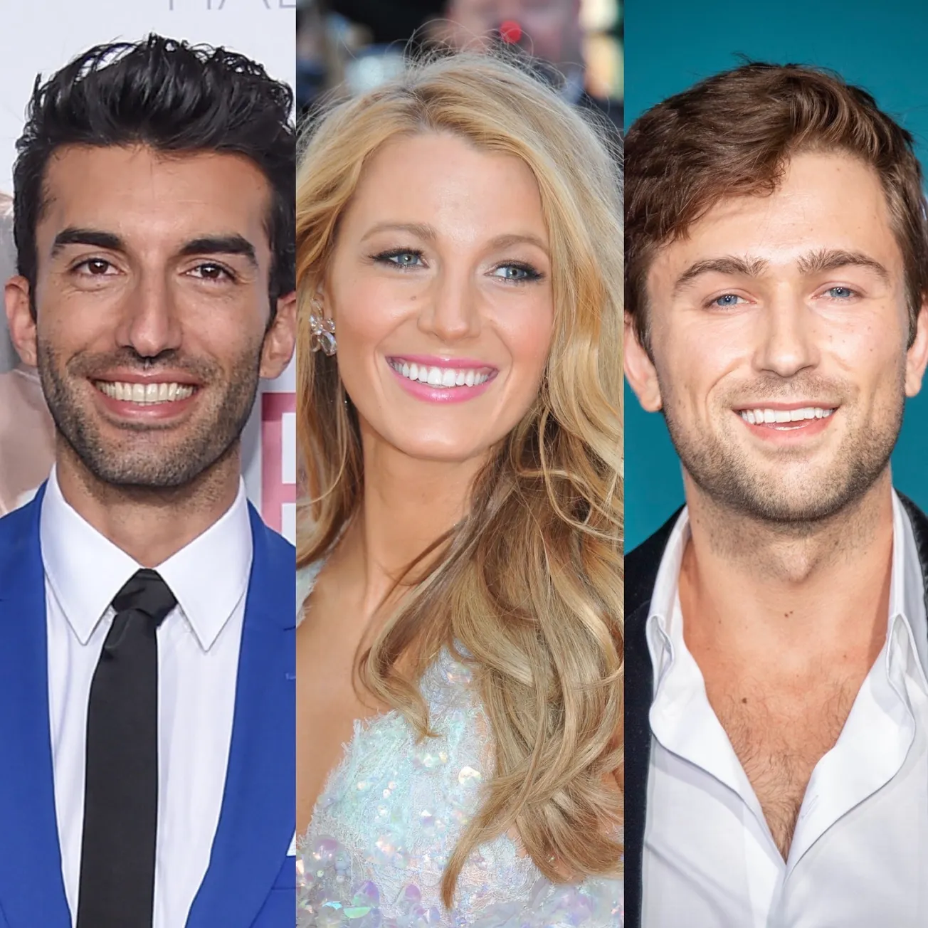 photos of It Ends with Us cast members Justin Baldoni, Blake Lively and Brandon Sklenar. Today Justin has announced 'It End W