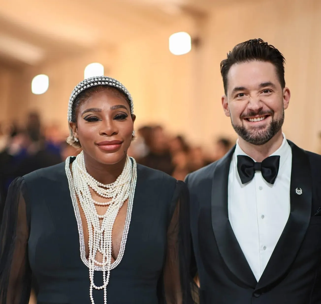 Serena Williams and Alexis Ohanian at the Met Gala 2023.