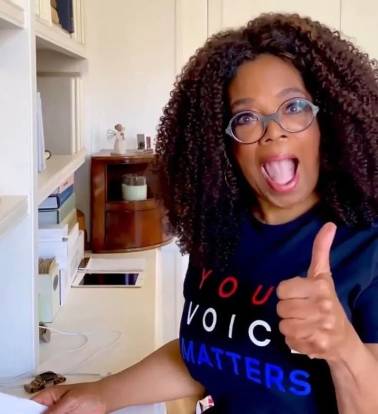 OPRAH IS CALLING PEOPLE IN TEXAS TO REMIND THEM TO MAKE A VOTING PLAN