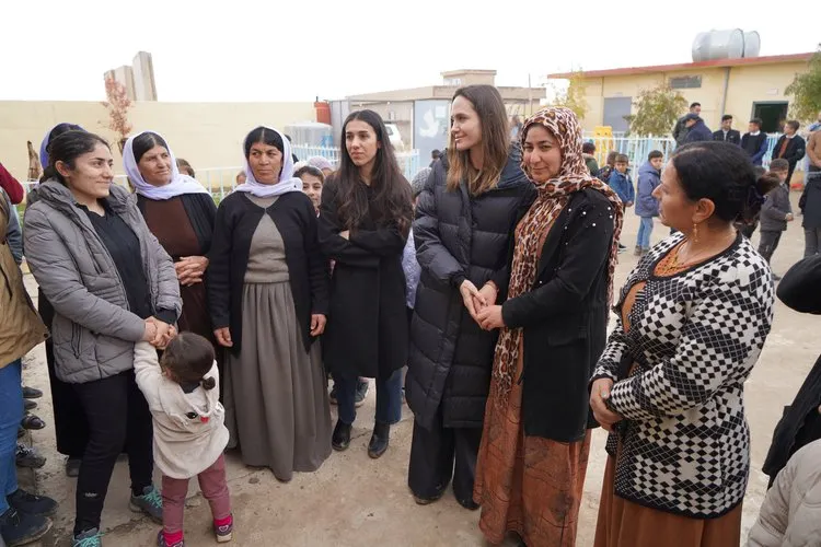 Angelina Jolie Calls For Long-Term International Support for Genocide Survivors in Iraq
