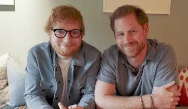 Ed Sheeran and Prince Harry do a video collab for World Mental Health Day (Photo: @sussexroyal)