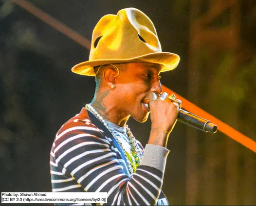 Pharrell tells GQ he regrets 'Blurred Lines'. Photo by: Shawn Ahmed [CC BY 2.0 (https://creativecommons.org/licenses/by/2.0)]
