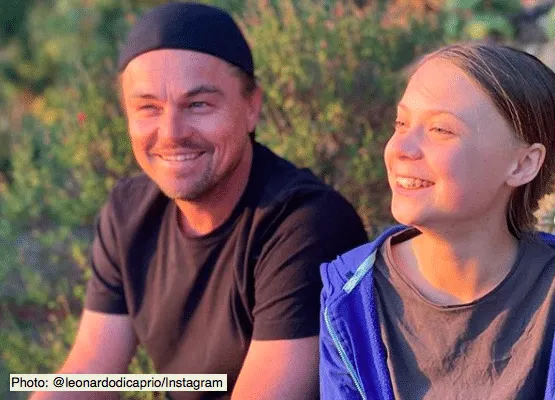 Leonardo DiCaprio meets Greta Thunberg (Photo: @leonardodicaprio/Instagram)