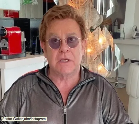 Sir Elton John launches COVID 19 Emergency Fund to support people with HIV during pandemic (Photo: @eltonjohn/Instagram)