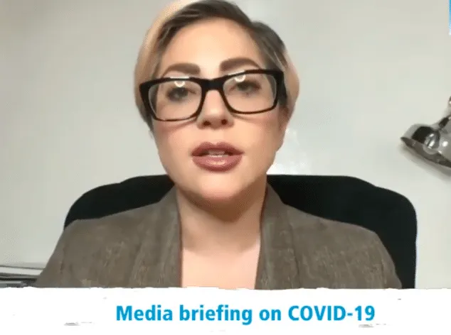 Lady Gaga announces virtual concert special to benefit WHO's Covid-19 Solidarity Response Fund. (Photo: @YouTube)