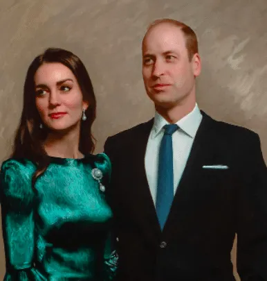 First Joint Portrait of The Duke & Duchess of Cambridge Unveiled