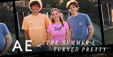 American Eagle clothing collaboration with The Summer I Turned Pretty