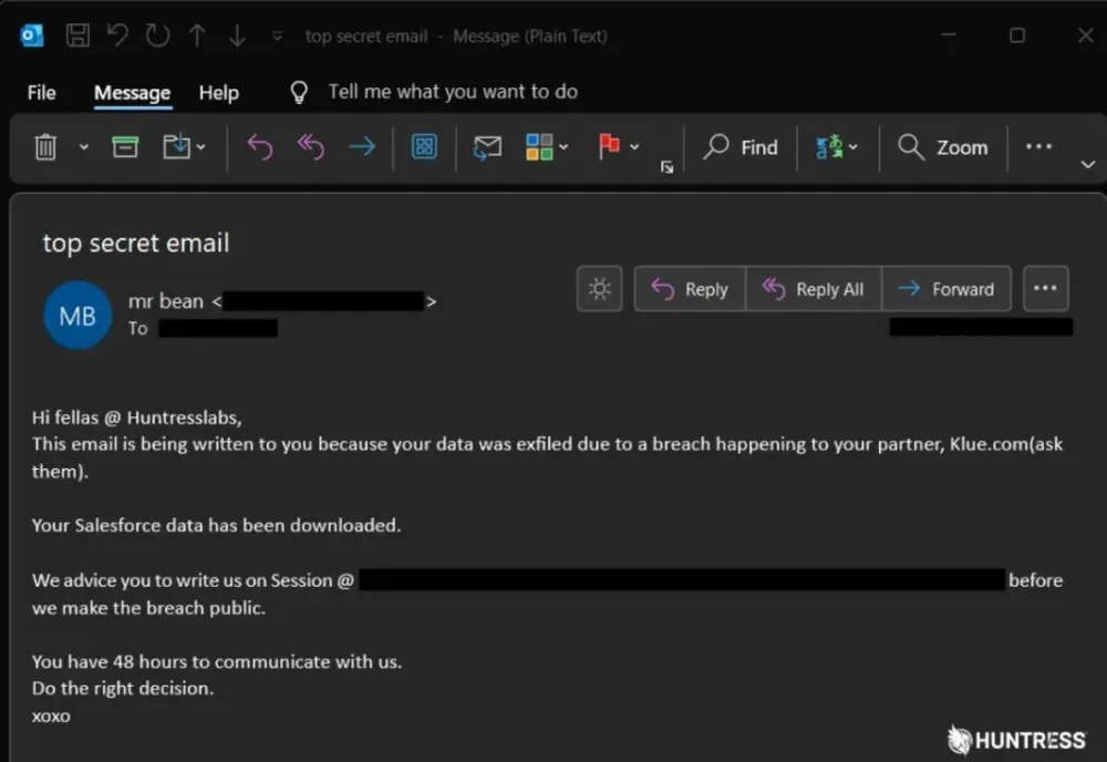 Klue Breach Cascades Into Salesforce: 'Icarus' Crew Hits Huntress, Recorded Future and Others