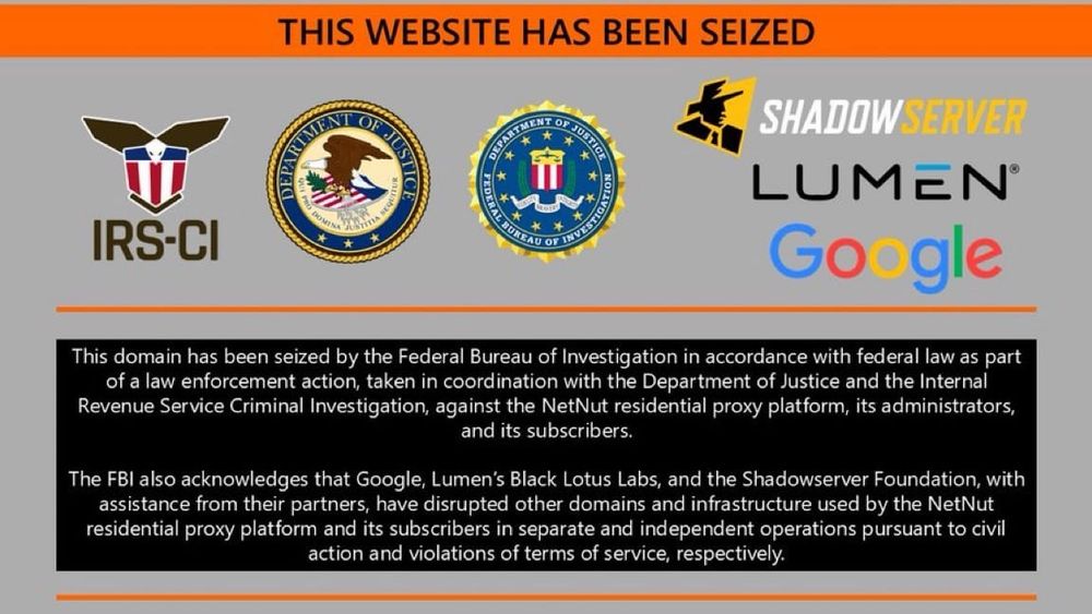 Google and FBI dismantle Residential Proxy Network Built on Millions of Hijacked Home Devices