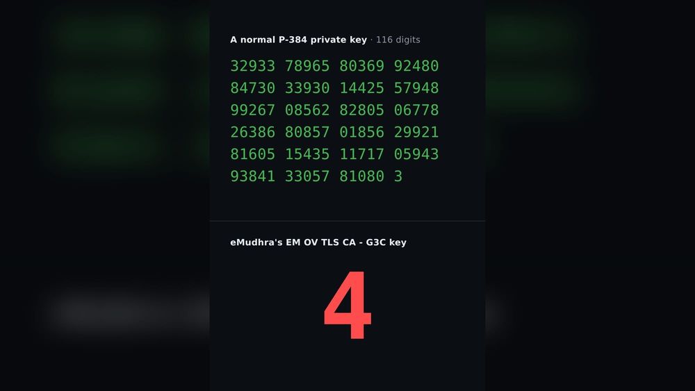 An Indian CA's Private Key Was Just the Number 4