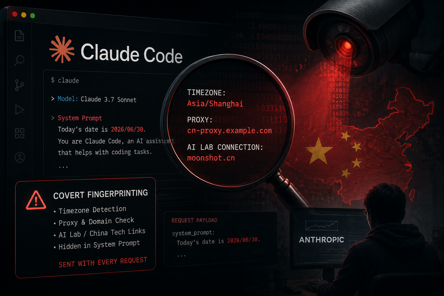 Claude Code accused of hiding China proxy fingerprints inside system prompts