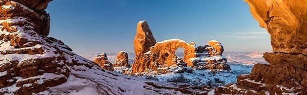 Turret Arch, Arches National Park, Utah, USA-Arco Turret, Parque Nacional de los Arcos