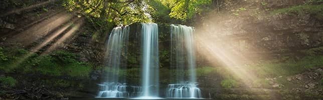 Cascada de Eira, Parque Nacional de Bannau Brycheiniog, Gales