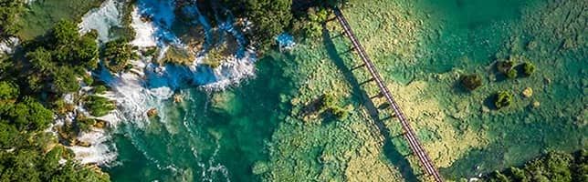Cascadas de Skradinski Buk, parque nacional de Krka, Croacia
