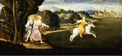 Europa rapita da Giove . Europa abducted by Jupiter