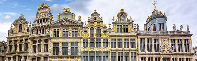 Grand Place Buildings in Brussels, Belgium