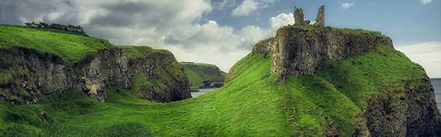 Ruins of Dunseverick Castle, Northern Ireland