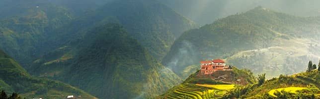 Rice fields in Sapa, Lào Cai, Vietnam