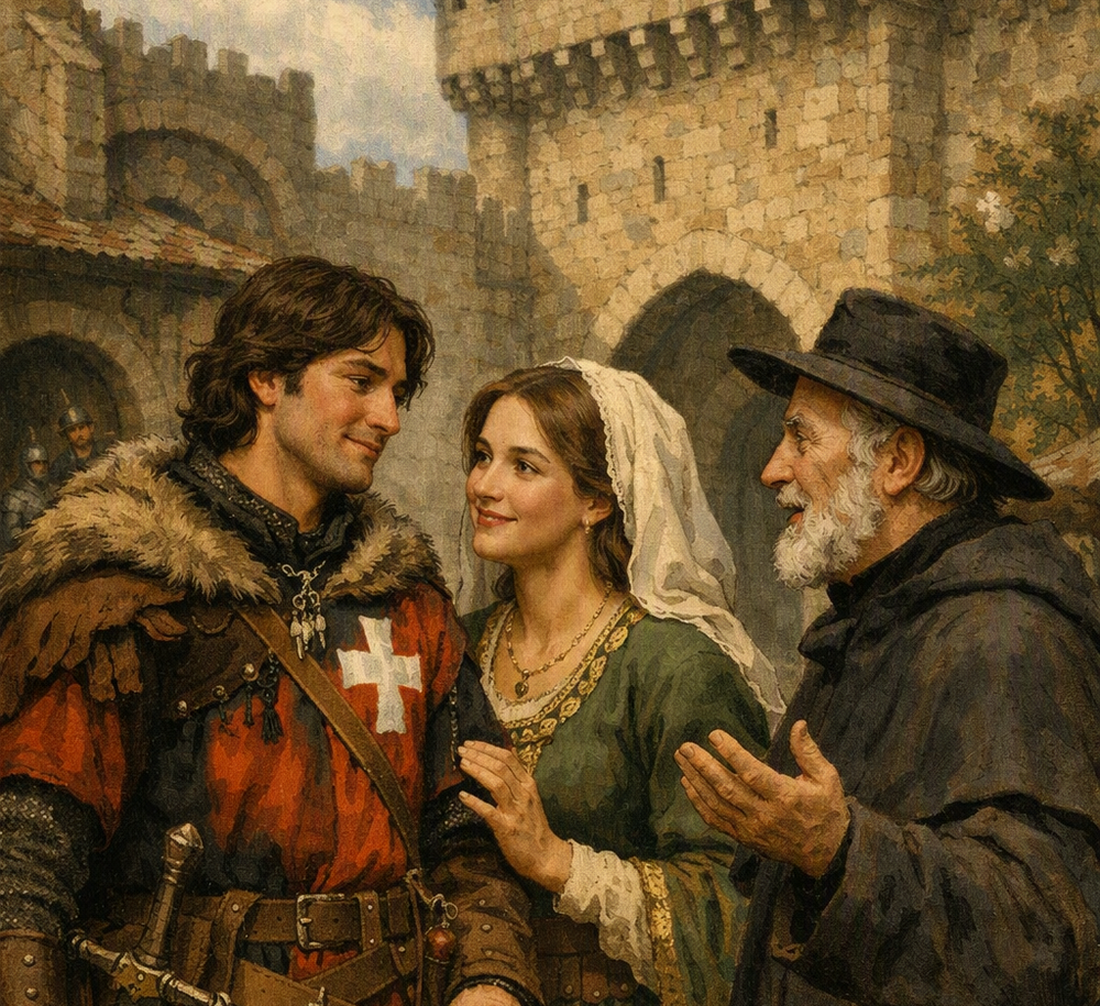 Ottorino en el castillo del Balzo