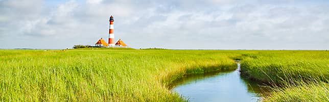 Westerheversand Lighthouse, Schleswig-Holstein, Germany