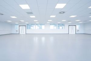 Interior photo of Lab space at Hexagon Tower in Manchester