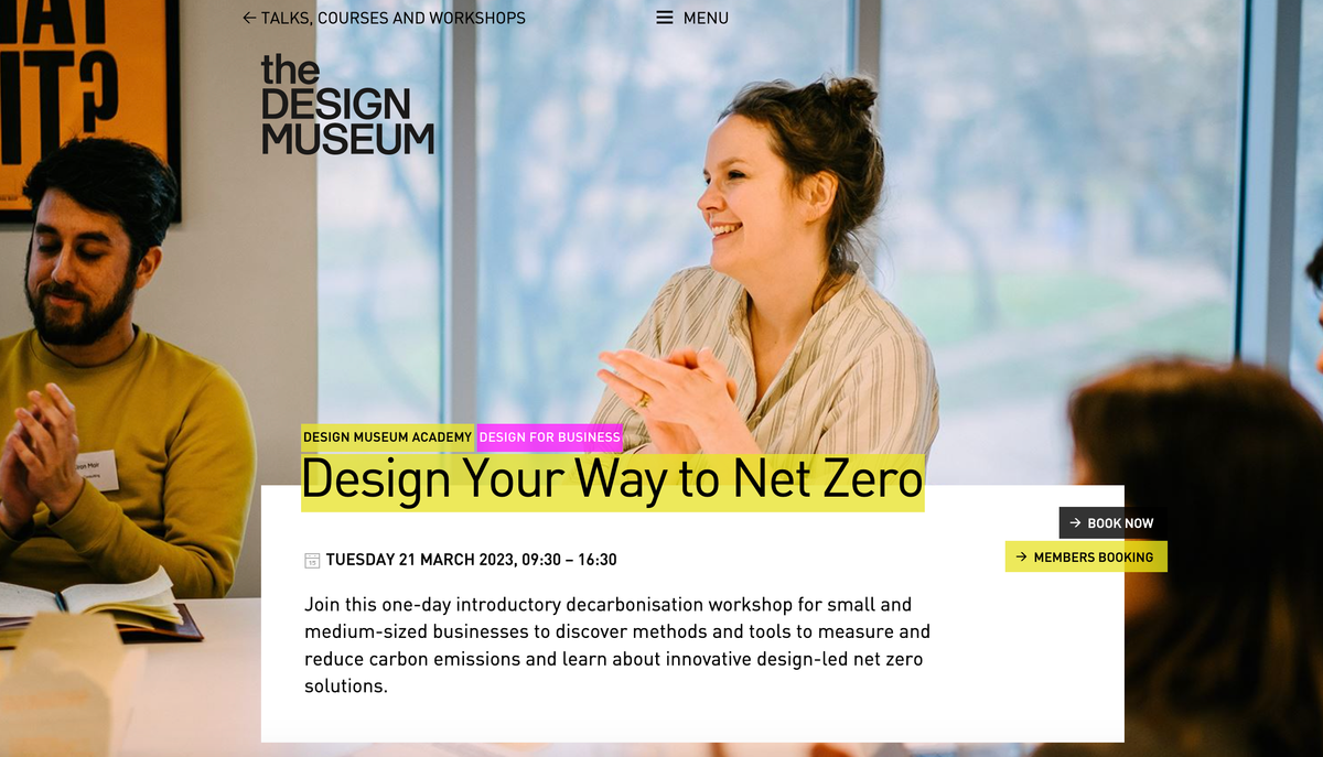 Design your way to Net Zero