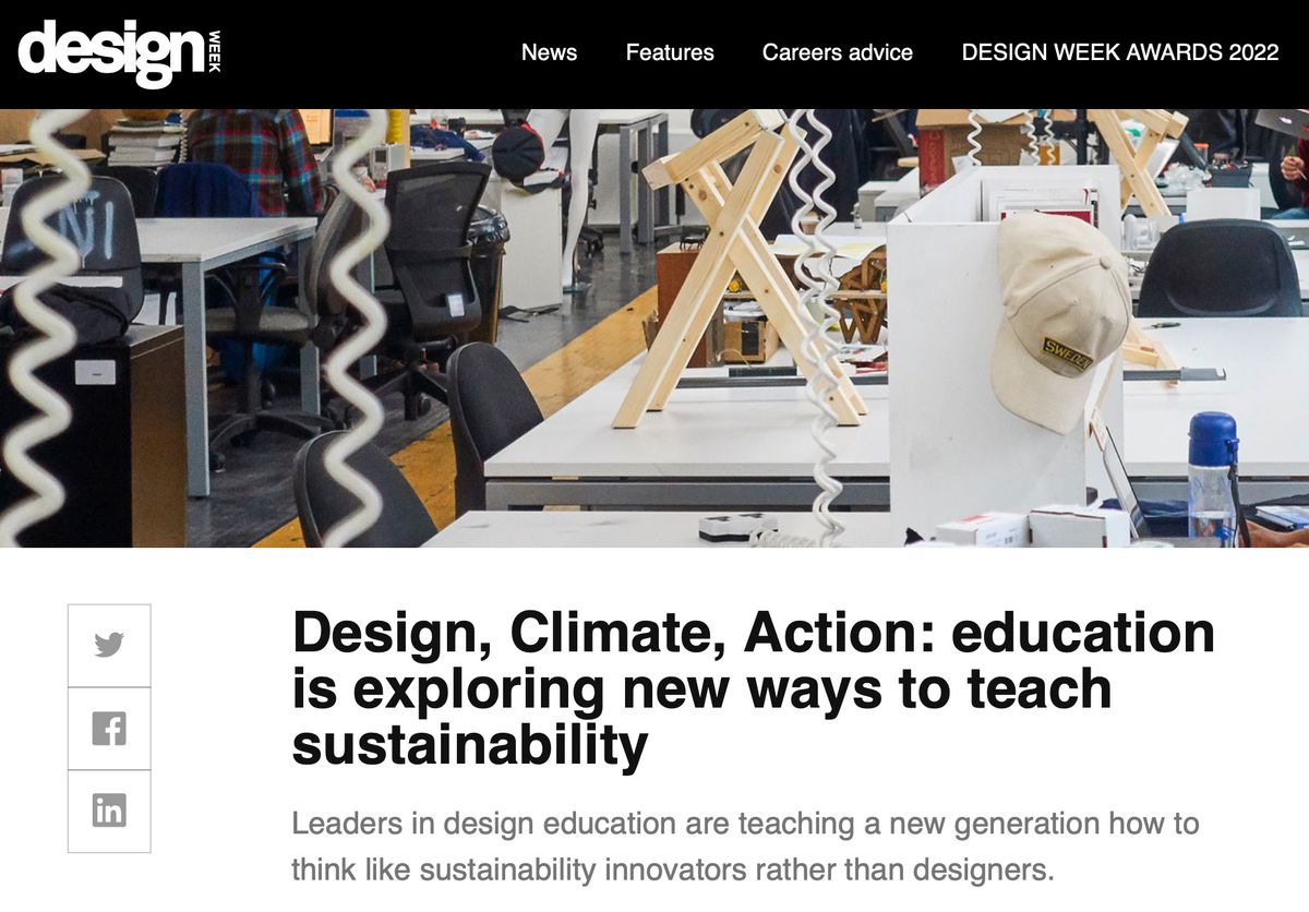 Design education and sustainability