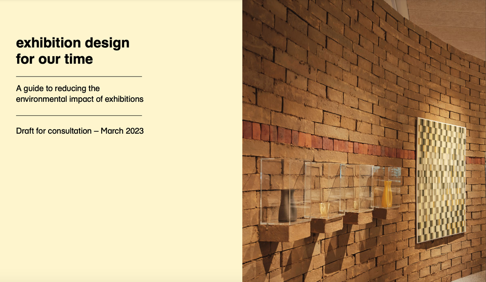 Helping the Design Museum reduce the environmental impact of its exhibitions