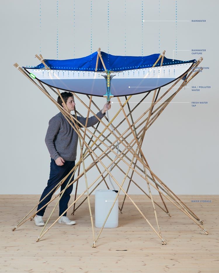 Portable solar water distiller wins design prize