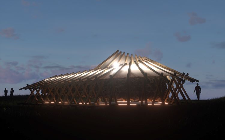 Glastonbury to feature pavilion made of mushrooms