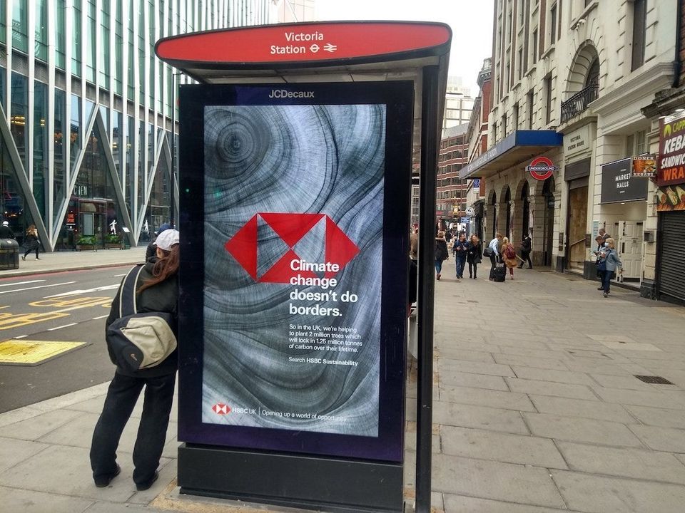 HSBC ads banned for greenwashing