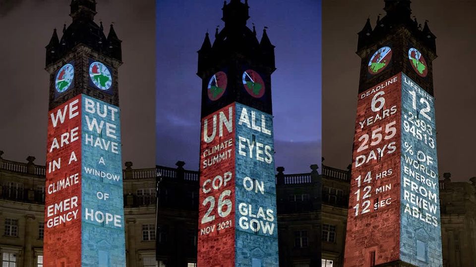 Glasgow's COP26 Climate Clock