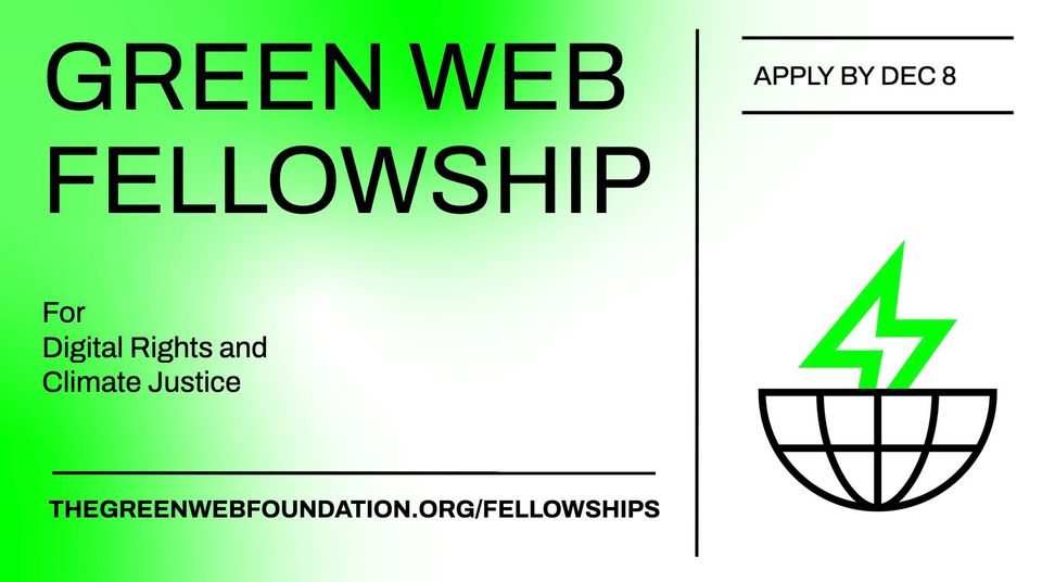 Want to help create a "sustainable and just internet"?