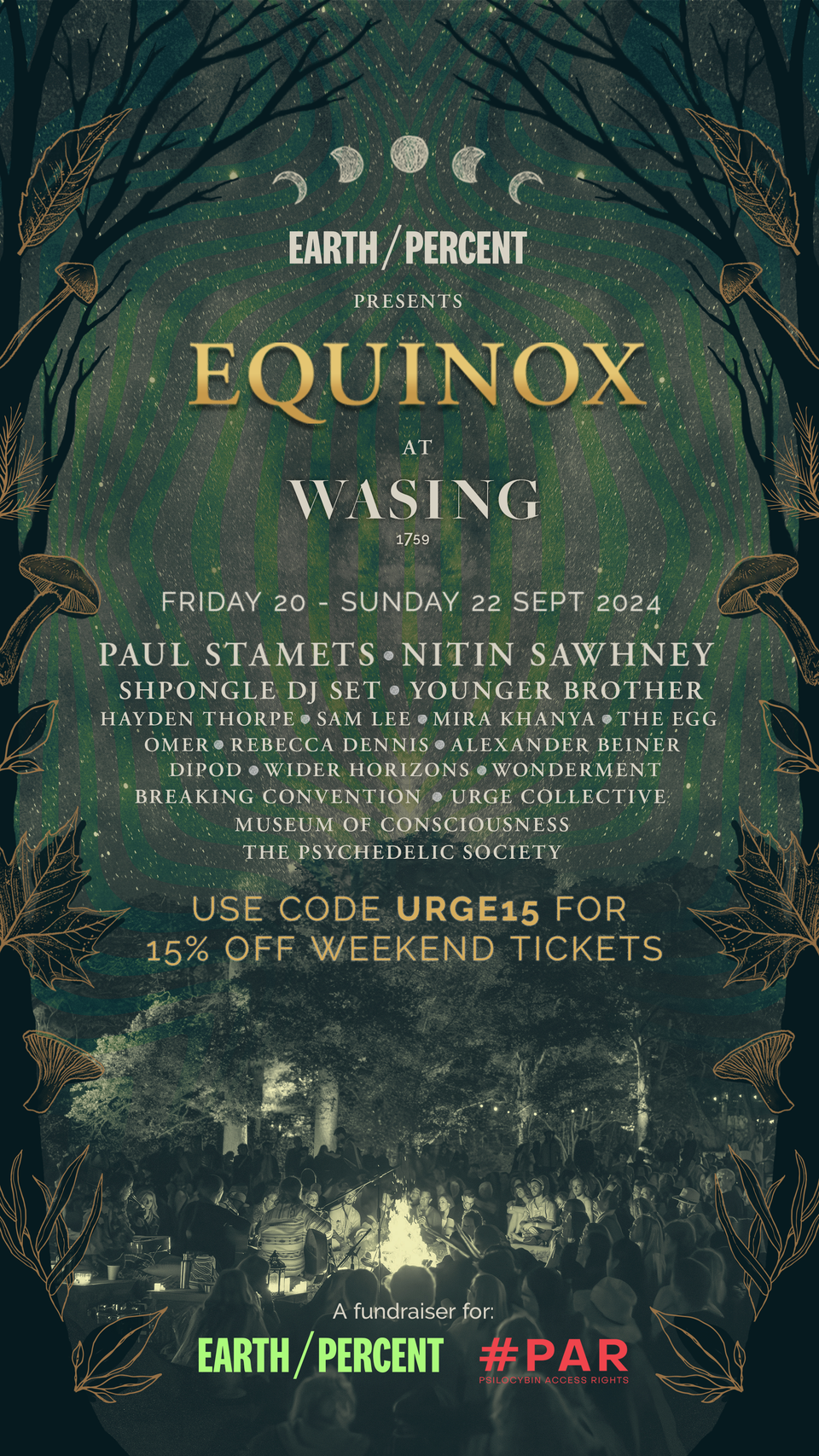 We at URGE are thrilled to be hosting a panel on 'Hopeful Activism' at Equinox in Wasing. This event promises to inspire and engage as we explore the role of design in fostering positive change.