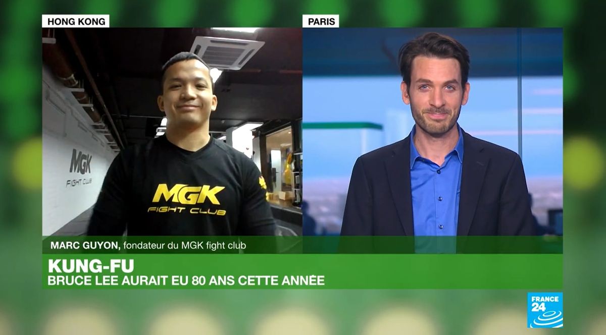 Marc Guyon dans Sports Dimanche (France 24)