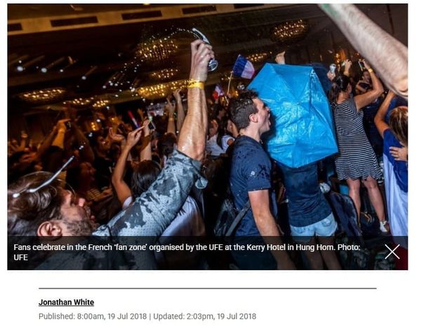 France fan zone organiser apologises for Hong Kong World Cup celebrations but glad it was not as bad as in Paris