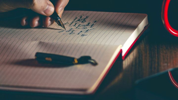 Write with the good hand!        
Not the left!!