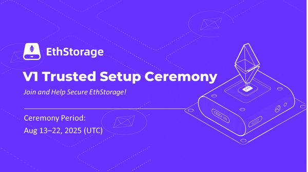 Join the EthStorage V1 Trusted Setup Ceremony