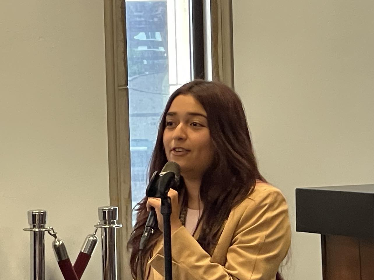 Melanie Hernandez Di Domenico, an incoming senior at Atlantic County Institute of Technology, studied sexism. Photo Credit: Mark Tyler