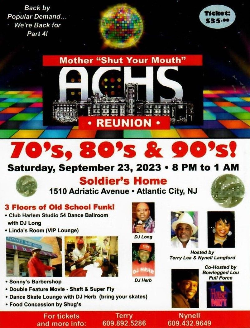 Atlantic City High School Multi-Year Reunion Celebrates 70s, 80s and 90s