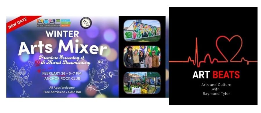 New and Old Artists Attend the AC Arts Foundation's Winter Mixer at the Anchor Rock Club