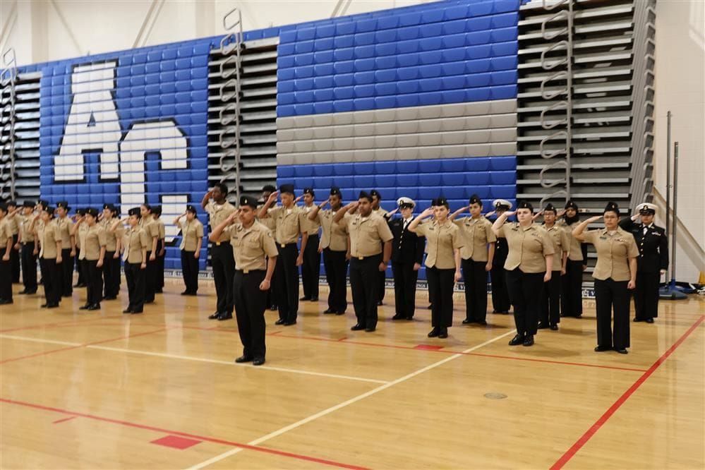 Atlantic City High School NJROTC Annual Military Inspection Gives Students a Chance to Shine